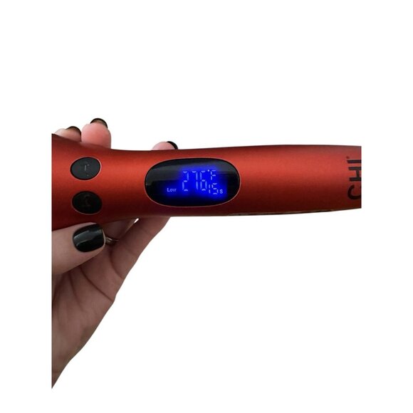 CHI Lava Volcanic Ceramic Pro Spin N Curl 1 “ Hair Tool Digital Temperature - Picture 2 of 3